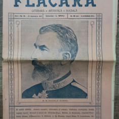Revista Flacara// anul I, no. 49, 22 septembrie 1912, Regele Carol