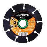 Cumpara ieftin Disc diamantat segmentat, lemn, taiere uscata, 125 mm/1.0 mm, Jufisto