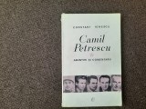 Constant Ionescu - Camil Petrescu. Amintiri si comentarii