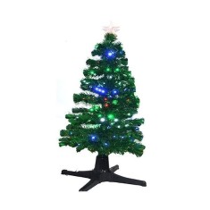 Brad artificial de Craciun, verde, de 120 cm, instalatie si suport inclus, 1380