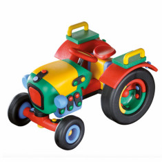 Jucarie de construit mic-o-mic 3D Tractor 089.071, 16.5 cm