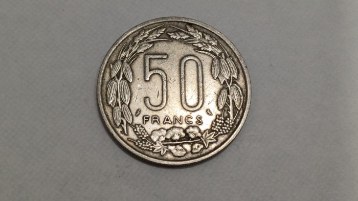 Statele Ecuatoriale- Congo, Gabon, Ciad-50 Fr 1963
