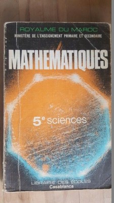 Mathematiques 5e sciences foto