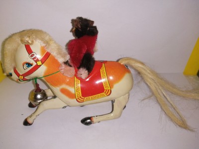 bnk jc China MS 764 , Monkey Riding Horse , functionala , cheita inclusa foto