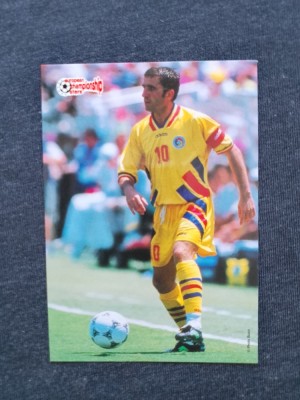 Card Gheorghe Hagi 1996 foto