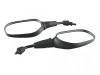 Oglinzi Moto Negre M8 Revo - Carcasa Plastic, Filet Exterior - Set Oglinzi Universale