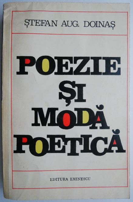 Poezie si moda poetica &ndash; Stefan Aug. Doinas