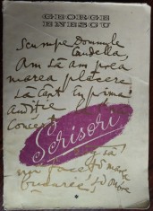 GEORGE ENESCU: SCRISORI, VOL. 1 (Editie critica de VIOREL COSMA, 1974)[420 pag.]