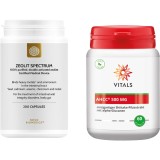 Zeolit Spectrum (Uz Intern) 200cps vegetale + AHCC 500mg 60cps