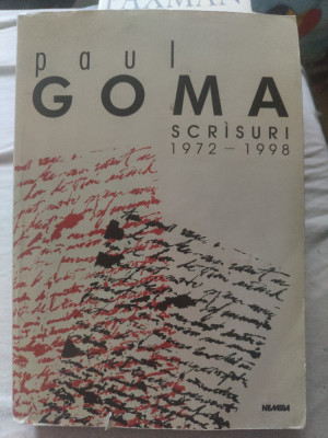 Paul Goma - Scrisuri 1972-1998 foto