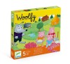 Joc cooperativ Djeco Woolfy, 5+ ani, lemn/carton, 2-4 jucători, fete/baieti,  abilitati cognitive, multicolor