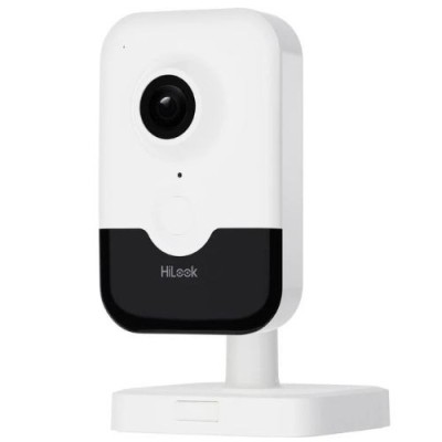 Camera IP Wi-Fi Cube HiLook, AcuSense, 4MP, IR 10m, Microfon, Difuzor, slot microSD - IPC-C340HA-D/W(W) SafetyGuard Surveillance foto