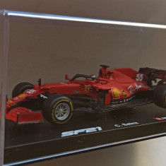 Macheta Ferrari SF21 Carlos Sainz jr Formula 1 2021 - Bburago 1/43 F1