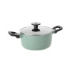 Cratita BergHOFF Sage 20 cm, 2.9L, Aluminiu, Capac Sticla, Verde