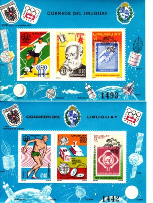 URUGUAY, EVENIMENTE - BLOCURI MNH foto