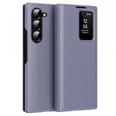 Husa pentru Samsung Galaxy Z Fold6 F956, Techsuit, SmartView, Mov foto