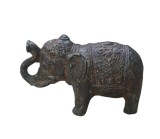 ELEFANT DECORATIV VINTAGE DIN BRONZ MASIV PATINAT