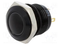 Comutator anti-vandalism ONPOW Poz: 2 SPST-NO 2A/36VDC IP65 albă