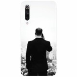 Husa silicon pentru Xiaomi Mi 9, Man In Suit