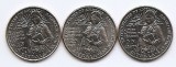 Statele Unite (SUA) Set 3 monede - 25 centi 2024 D+P+S - (Femei: Zitkala Sa; mintmark: D+P+S KM-792 UNC !!!, America de Nord