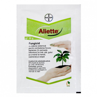 Fungicid ALIETTE 80 WG - 20 g, Bayer, Sistemic foto