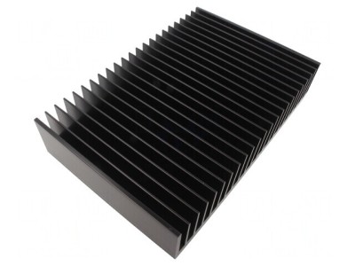 Radiator Extrudat Negru 200x300x60mm 0,26K/W foto
