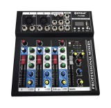Mixer audio digital fara amplificare cu 4 canale si Bluetooth WVNGR F4-MB