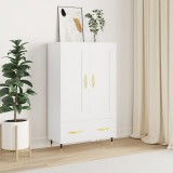 VidaXL Dulap &icirc;nalt, alb, 69,5x31x115 cm, lemn prelucrat