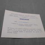 Cumpara ieftin INVITATIE FESTIVALUL CANTAREA ROMANIEI /PERIOADA COMUNISTA /DEJ 1977