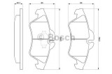 Set placute frana,frana disc MERCEDES V-CLASS (638/2) (1996 - 2003) BOSCH 0 986 424 218