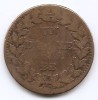 Franta 1 decime 1815 BB - Napoleon I, Litera L, Bronz, 20 g, 32 mm, KM-701 (5), Europa