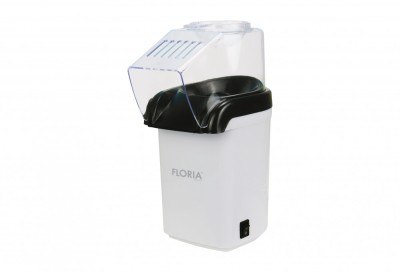 Aparat pentru facut popcorn Floria ZLN9044, BPA FREE, capacitate 60 de grame, 1200W, Alb foto