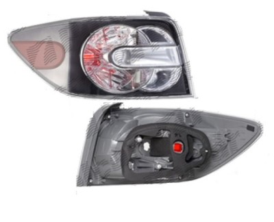 Stop spate lampa Mazda Cx-7 (Er), 01.2006-08.2012, spate, Stanga, W21/5W+W21W+WY21W; fara suport becuri, DEPO foto