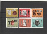 ROMANIA 1976 LP 908 ARHEOLOGIE DACO-ROMANA SERIE MNH
