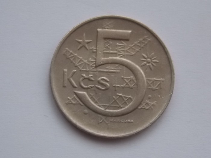 5 KORUN 1973 CEHOSLOVACIA