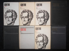 GOETHE - OPERE 8 volume, seria completa (1984-1990, editie cartonata) foto