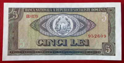 Romania 5 lei 1966 seria 609 UNC necirculata ** foto