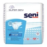 Scutece pentru adulti Super Seni, Large, 10 bucati, Seni