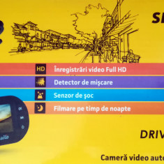 DVR AUTO camera supraveghere video Smailo DriveX + card 16 GB