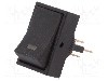 Intrerupator OFF-ON, 2 pozitii, SPST, SCI - R13-207L-01-BBY