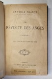 LA REVOLTE DES ANGES par ANATOLE FRANCE, 1914