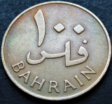 Moneda exotica 100 FILS - BAHRAIN, anul 1965 * cod 4038 = excelenta