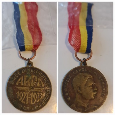 Medalie ARPA - 1933. foto