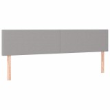 Cumpara ieftin Tablii de pat, gri deschis, 180x5x78/88 cm, textil