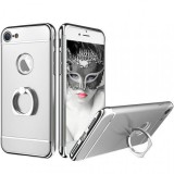 Husa telefon Apple iPhone 8 ofera protectie 3in1 Ultrasubtire Lux Silver Ring, MyStyle