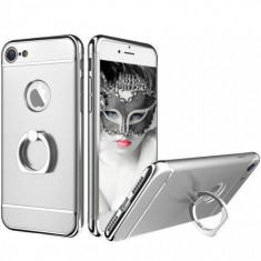 Husa telefon Apple iPhone 8 ofera protectie 3in1 Ultrasubtire Lux Silver Ring