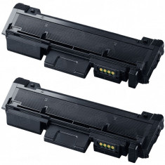 Set 2 cartuse toner compatibile Samsung MLT-D116L, Negru, 6.000 pagini