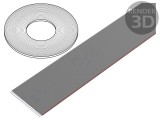 Cablu bandă 1,27mm litat neecranat PVC gri 76m CONNFLY DS1057-24A282R-76.5