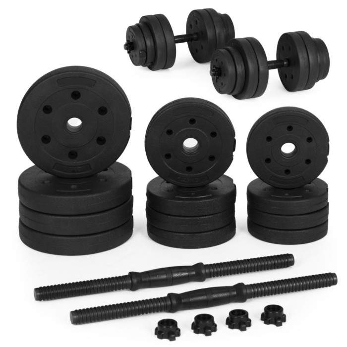 &Aacute;ll&iacute;that&oacute; s&uacute;lyz&oacute;k 2x10 kg-os edzők&eacute;szlet 20 kg-os s&uacute;lyz&oacute;val