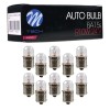 Set 10 becuri auto filament tungsten, R10W/BA15s, 24V, 10W, T16